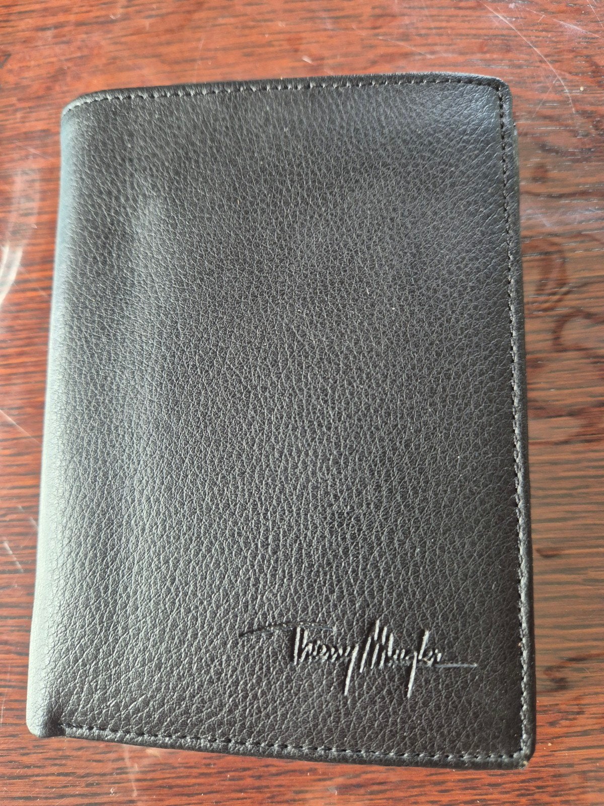 Thierry Mugler leren portemonnee, Ophalen of Verzenden, Nieuw, Zwart