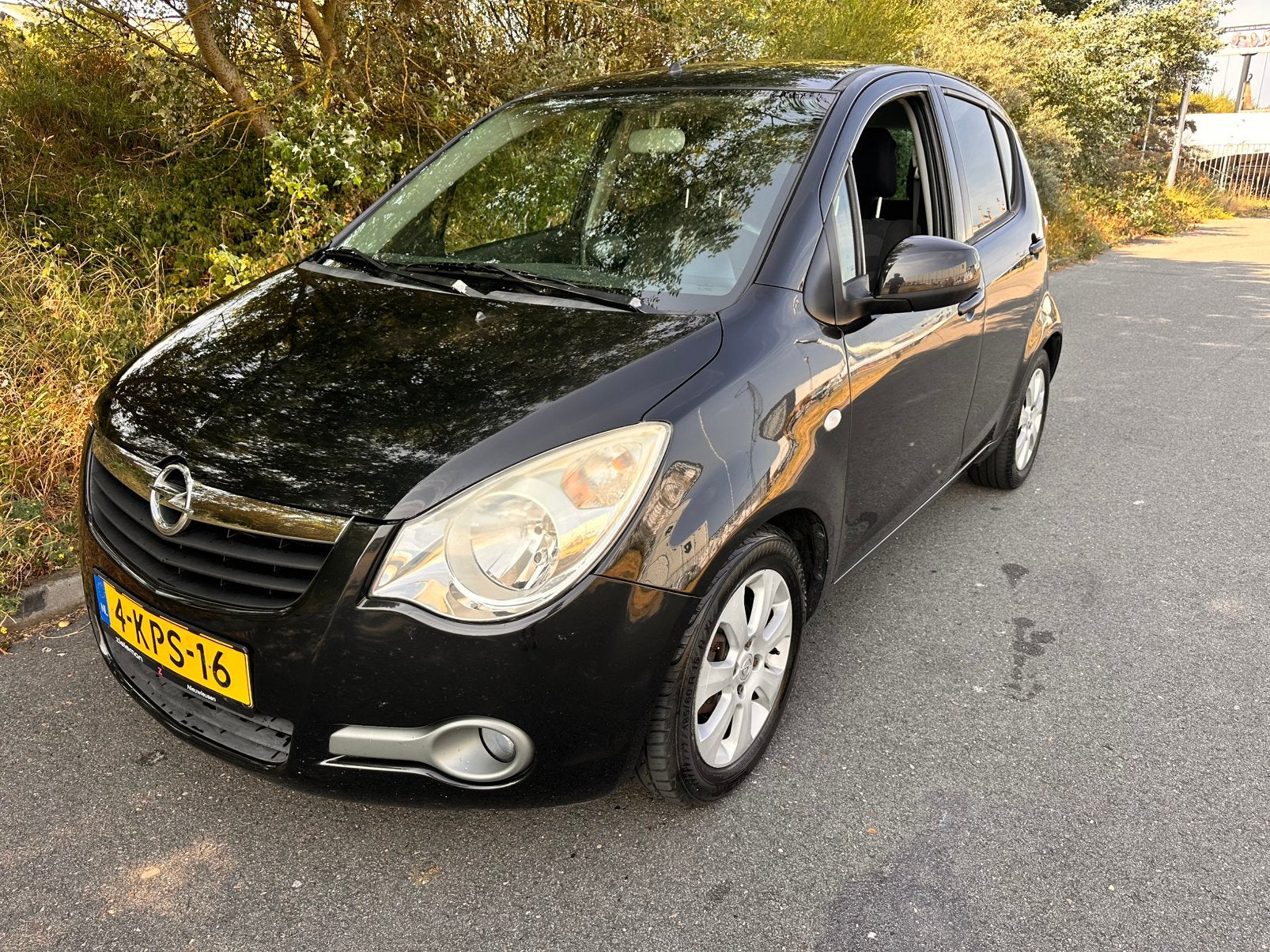 Opel Agila 1.2 16V 2008 Zwart Nieuwe Koppeling!, Voorwielaandrijving, Stof, 40 €/maand, 4 cilinders