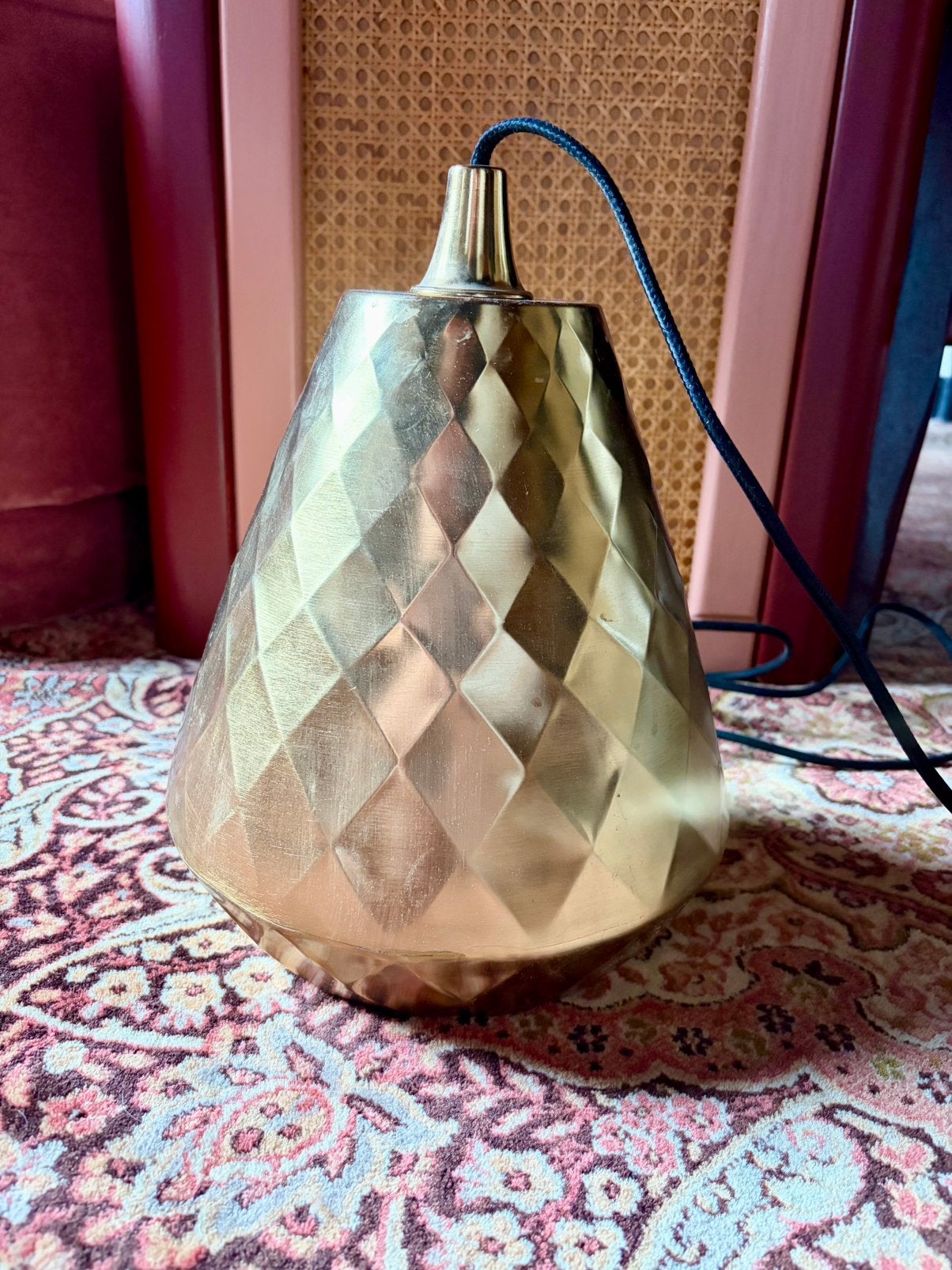 House Doctor Aston messing gouden hanglamp, Ophalen of Verzenden, Zo goed als nieuw