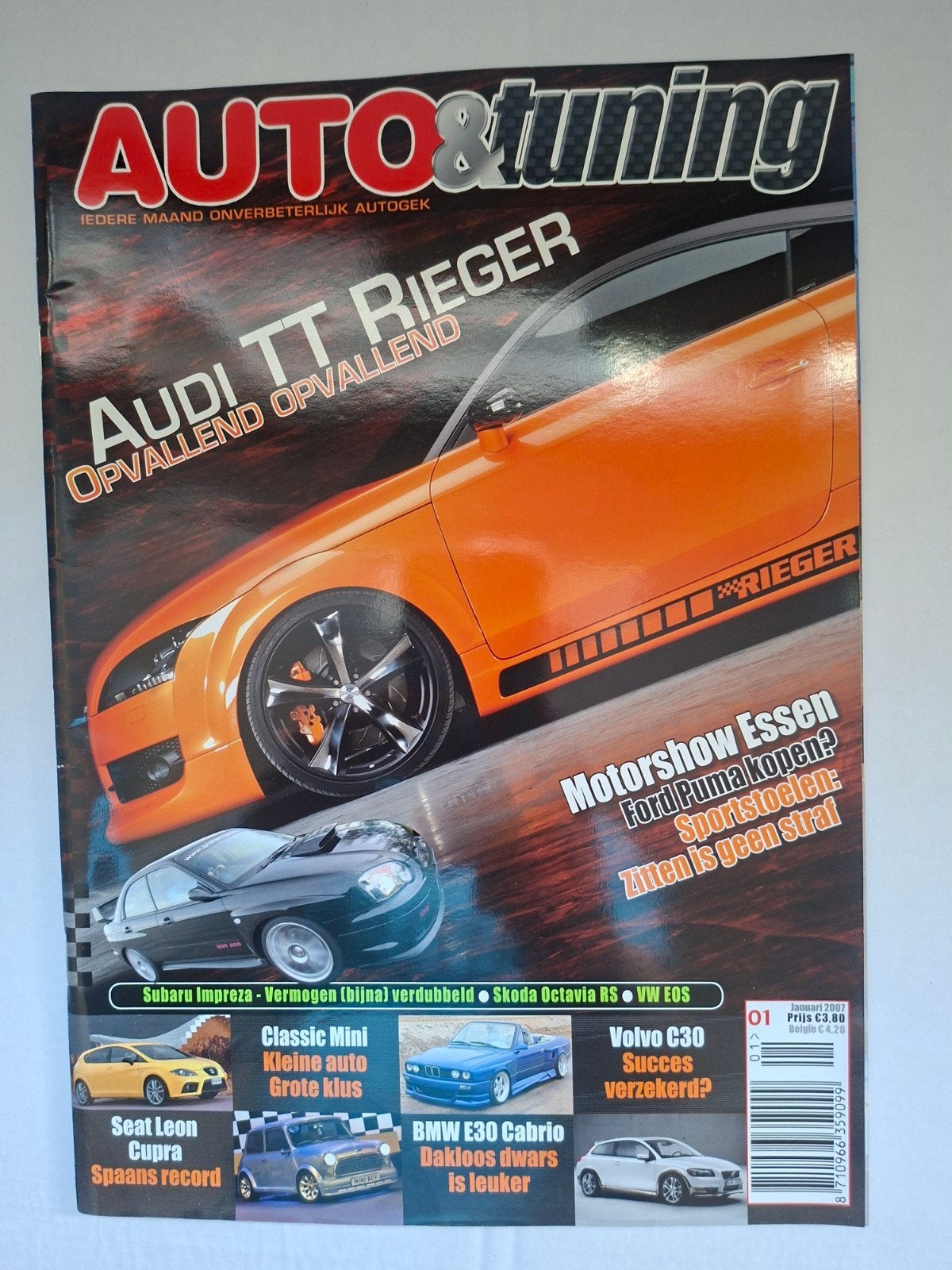Auto & Tuning Magazine - Januari 2007 - Audi TT Rieger, Ophalen of Verzenden, Zo goed als nieuw, Audi