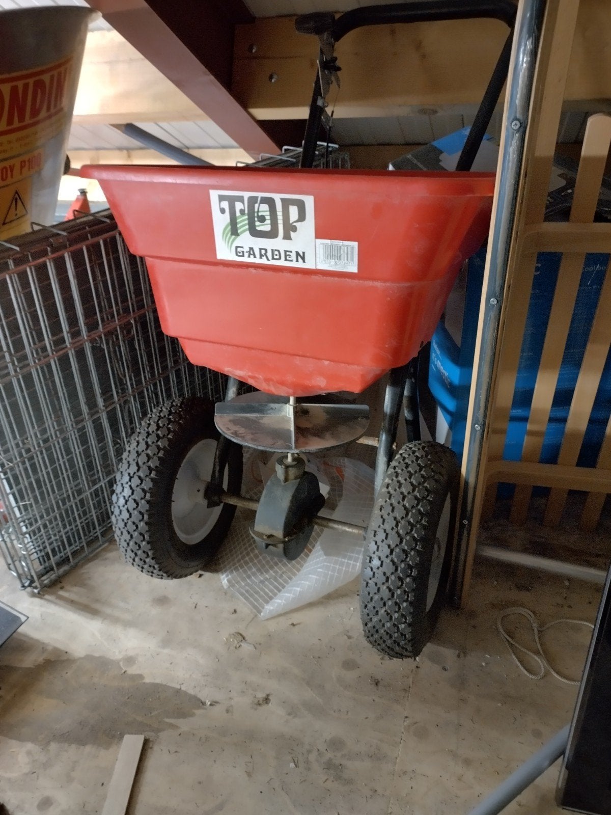 Top Garden Strooiwagen - Handige Zaad- en Meststrooier, Ophalen, Gebruikt