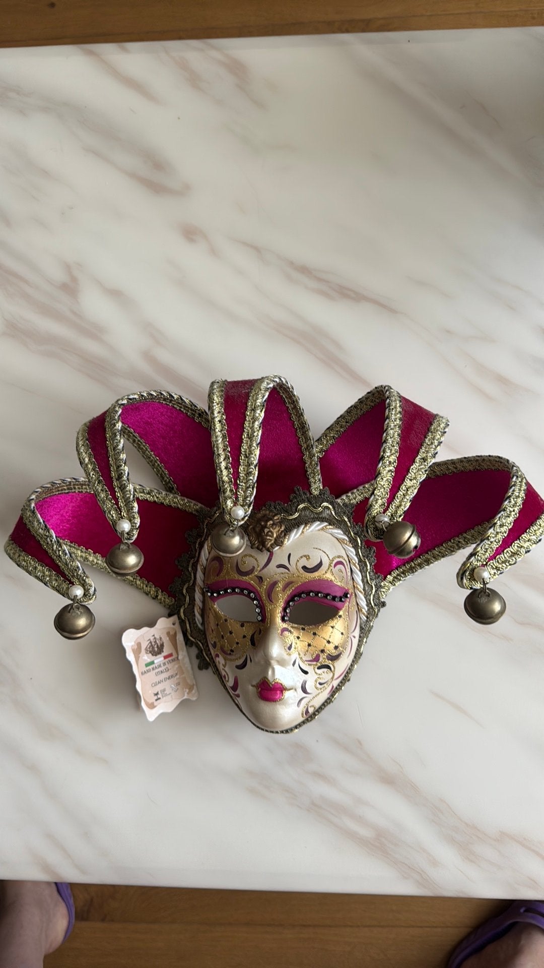 Prachtig Italiaans masker uit Italië – Te koop, Ophalen of Verzenden