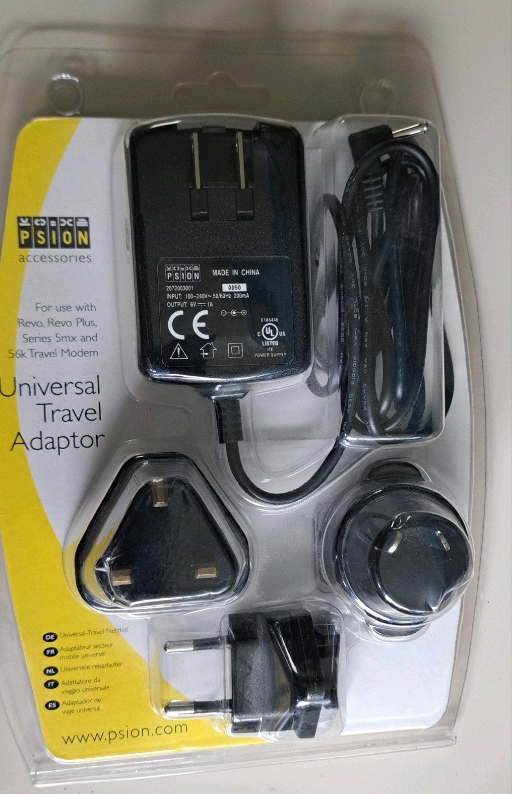 Psion universele adapter voor Revo, Revo Plus, Series 5mx, Ophalen of Verzenden, Nieuw