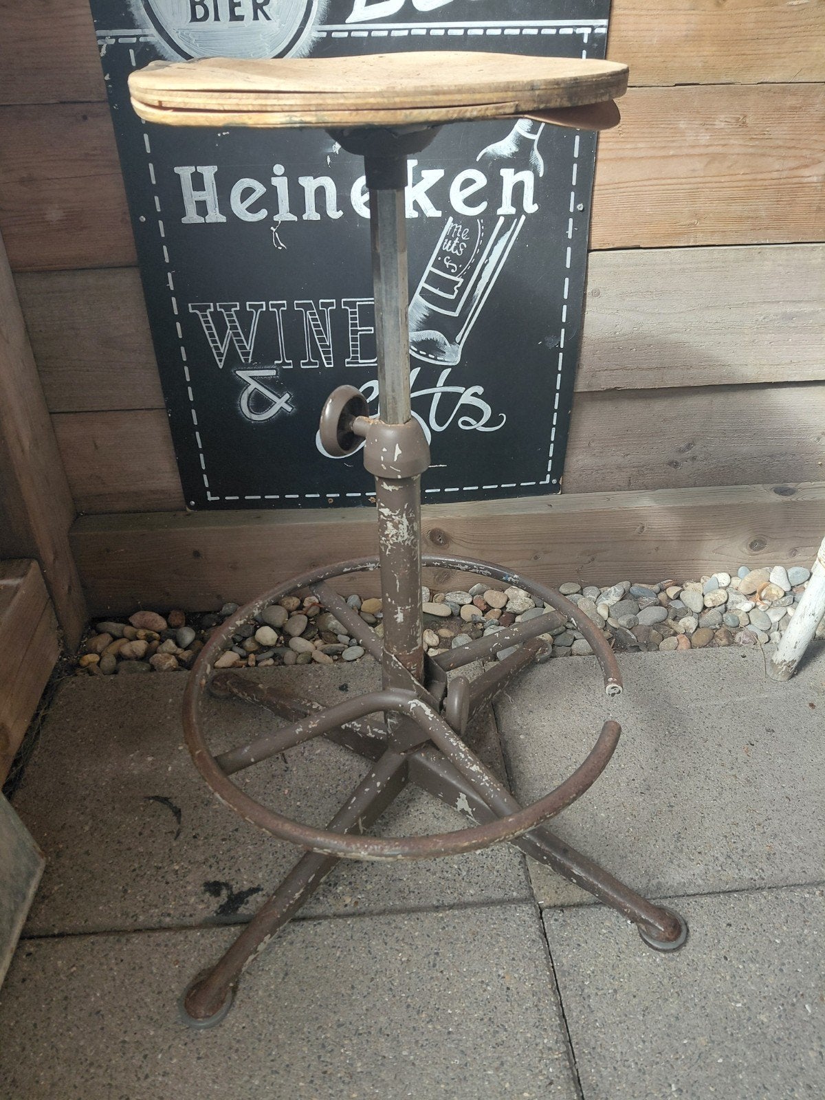 oude draai kruk, Ophalen
