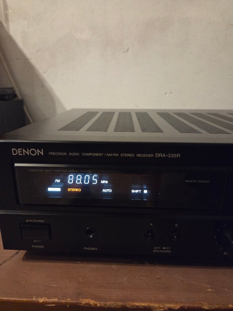 Denon DRA-335R Receiver, Denon, Ophalen of Verzenden, Zo goed als nieuw, Minder dan 60 watt