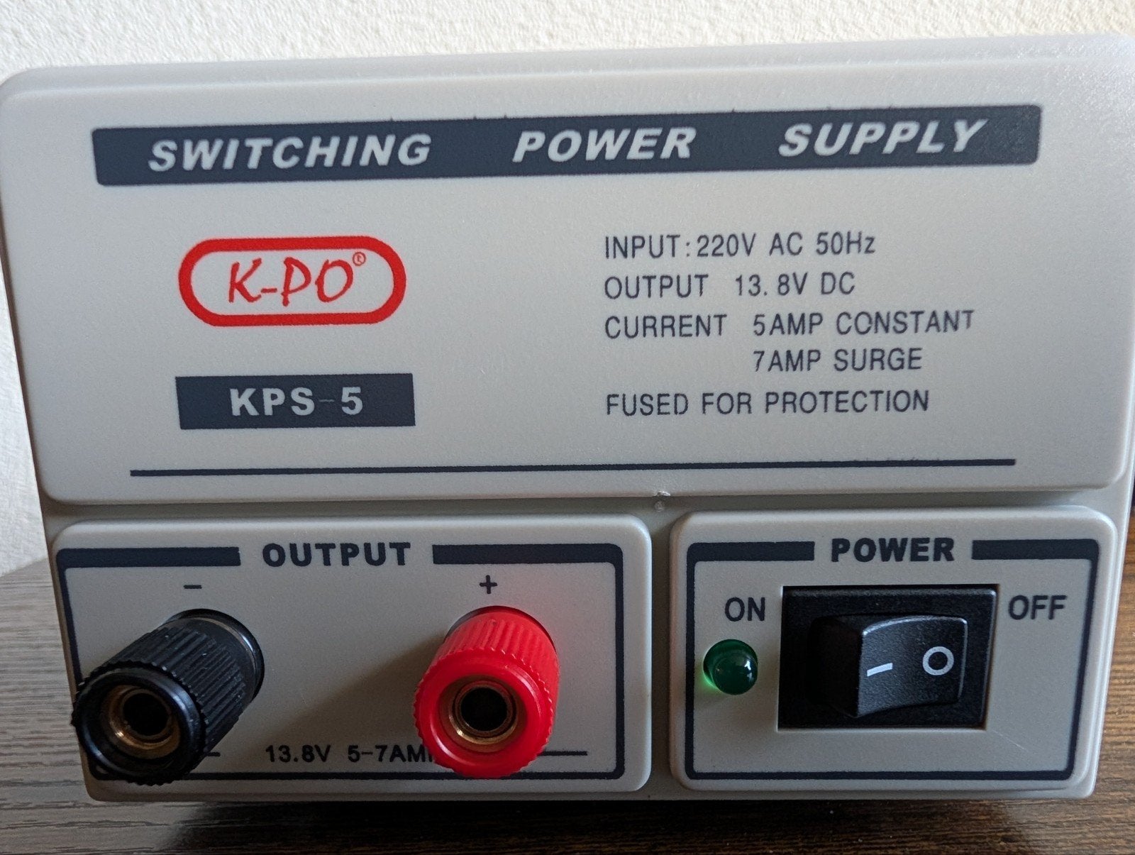 K-PO KPS-5 Schakelende Voeding 13.8V 5-7A, Ophalen of Verzenden, Nieuw