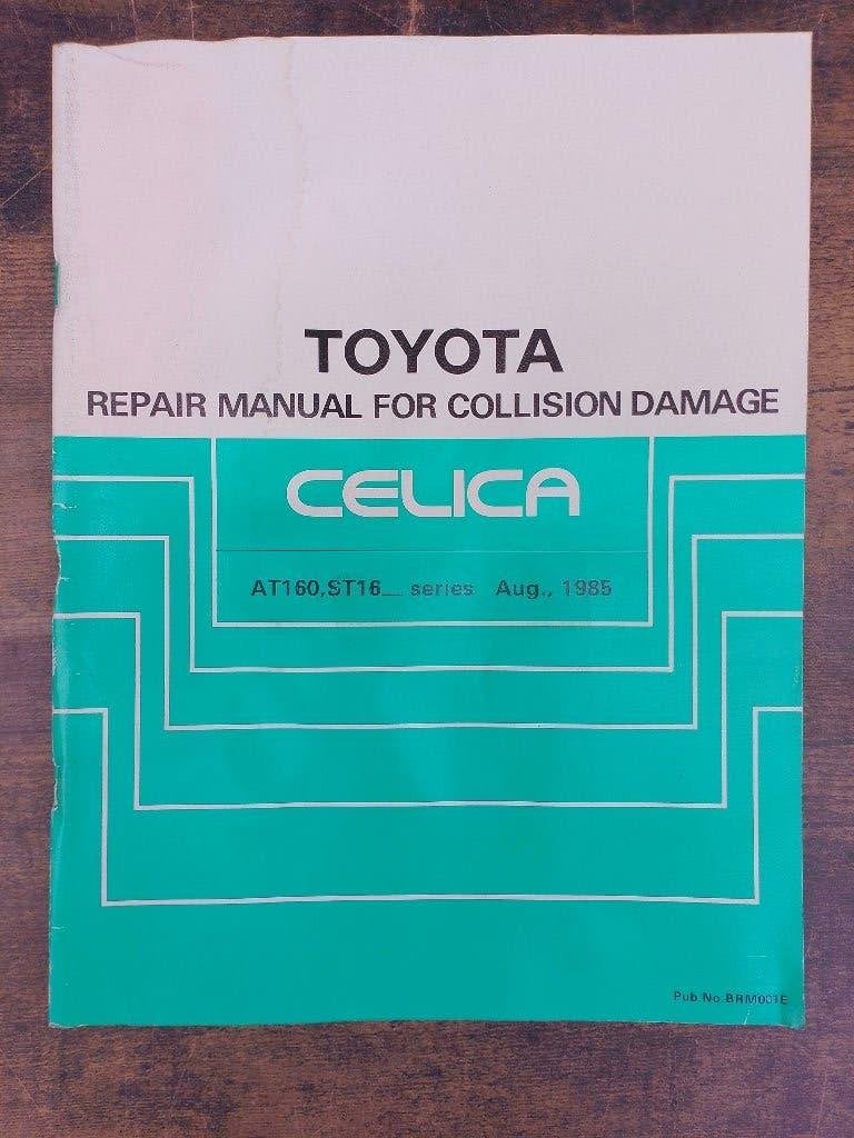 Toyota Celica 160 dealer werkplaatsboek Carrosserie 1985, Ophalen of Verzenden, Zo goed als nieuw, Toyota