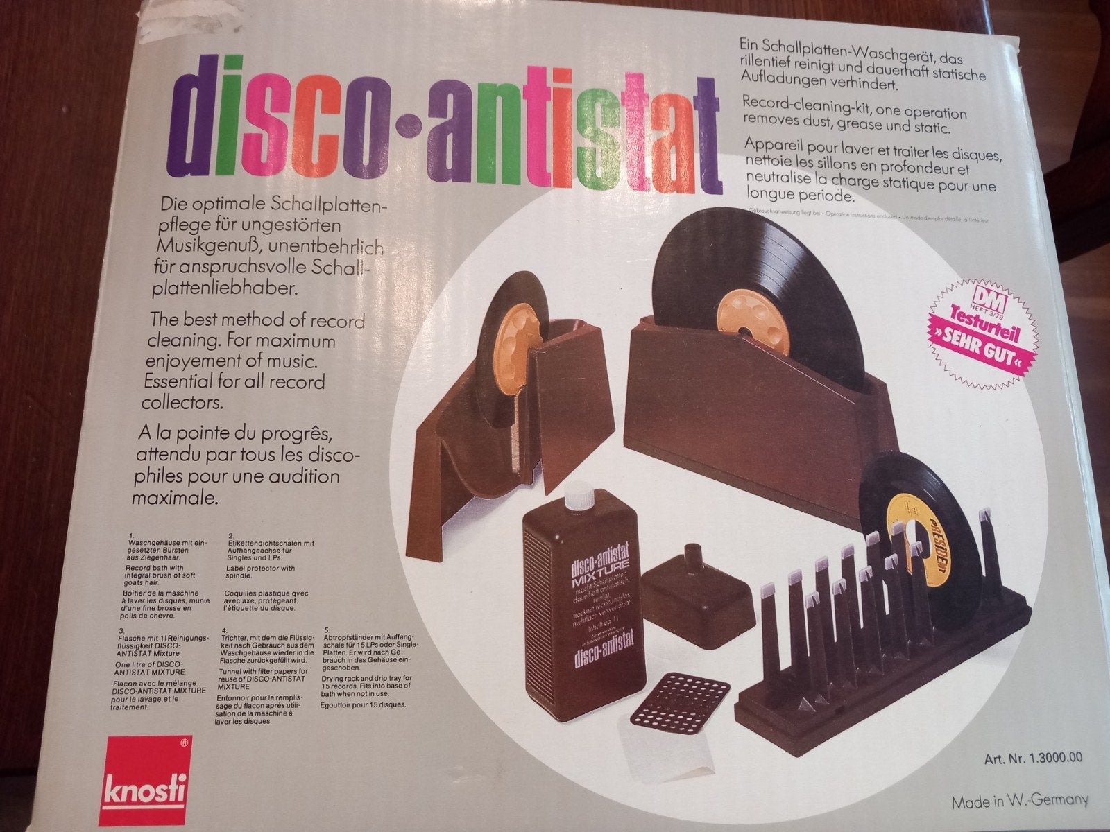 vintage Disco-Antistat platenwasser voor single's, Ophalen of Verzenden, Zo goed als nieuw, Overige formaten