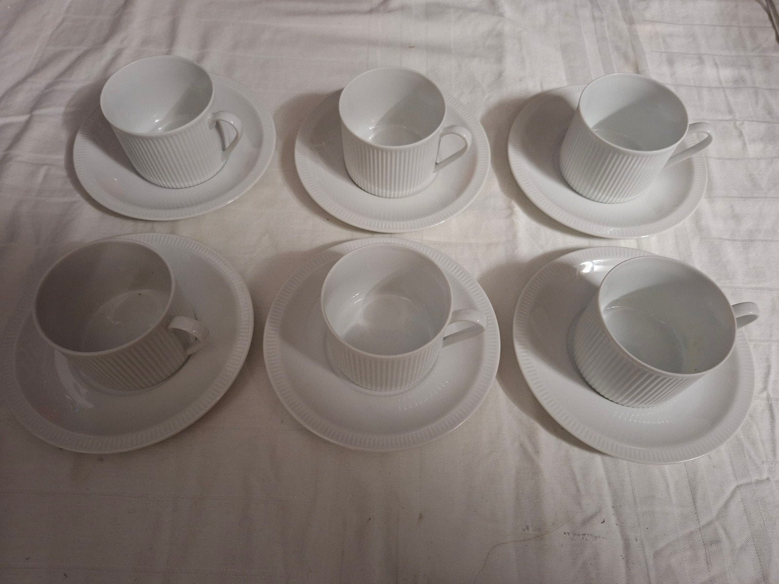 Set van 6 Royal Porcelain kopjes en schotels, Ophalen of Verzenden
