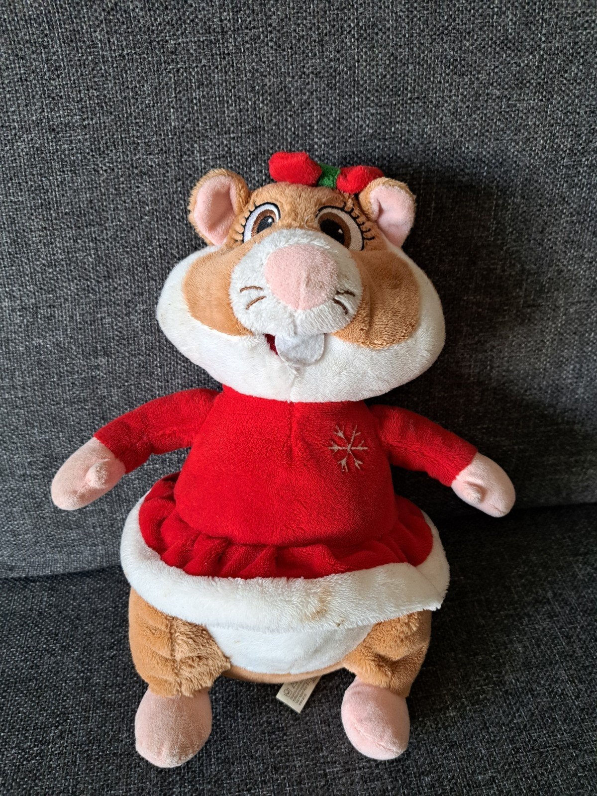 AH hamster met kerstjurk, Ophalen of Verzenden, Gebruikt, Overige typen