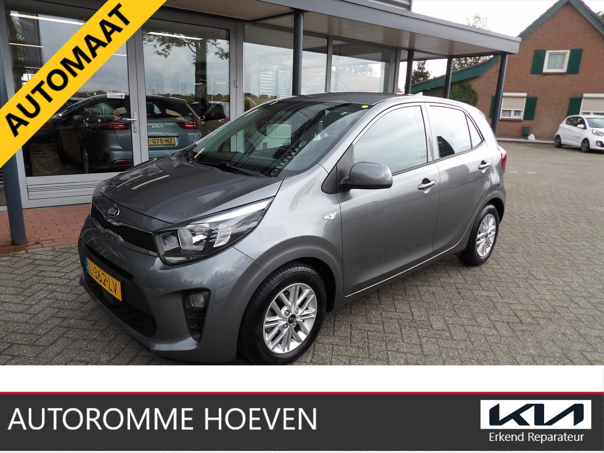 KIA Picanto 1.0 DPi AUTOMAAT DynamicLine 26.000km Org. Ned., Auto's, Automaat, Stof, Gebruikt, 4 stoelen