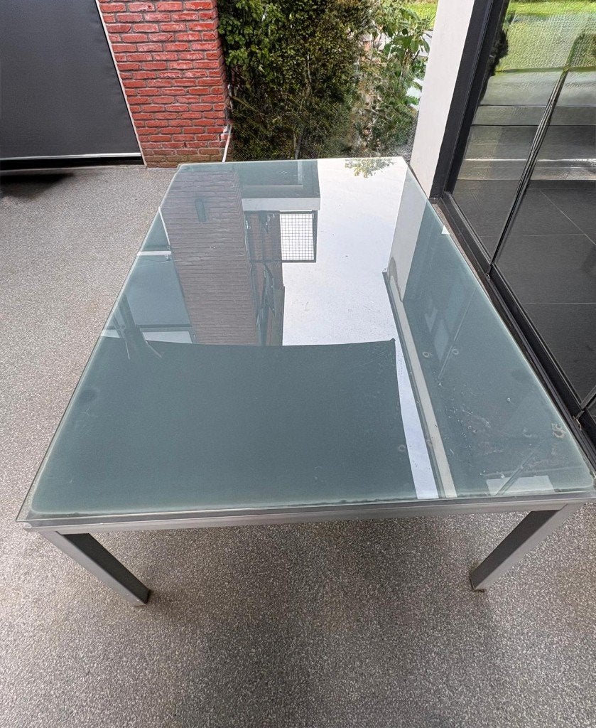 Glazen tafel, Ophalen, 100 tot 150 cm, 50 tot 100 cm, Glas