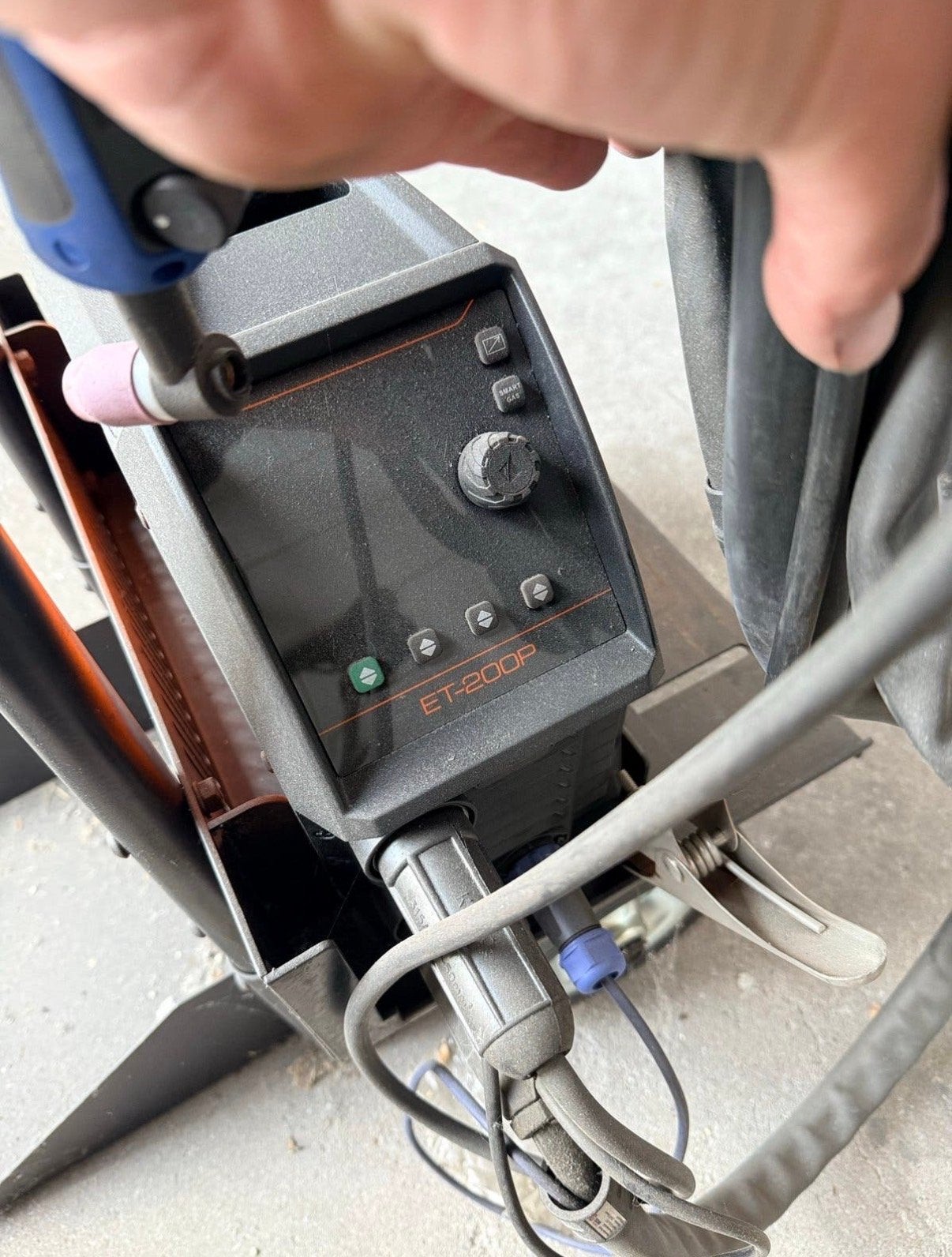 Jasic ET-200P TIG lasapparaat - Nieuwstaat, Doe-het-zelf en Verbouw, Ophalen of Verzenden, Nieuw, 150 tot 250 ampère, Tig