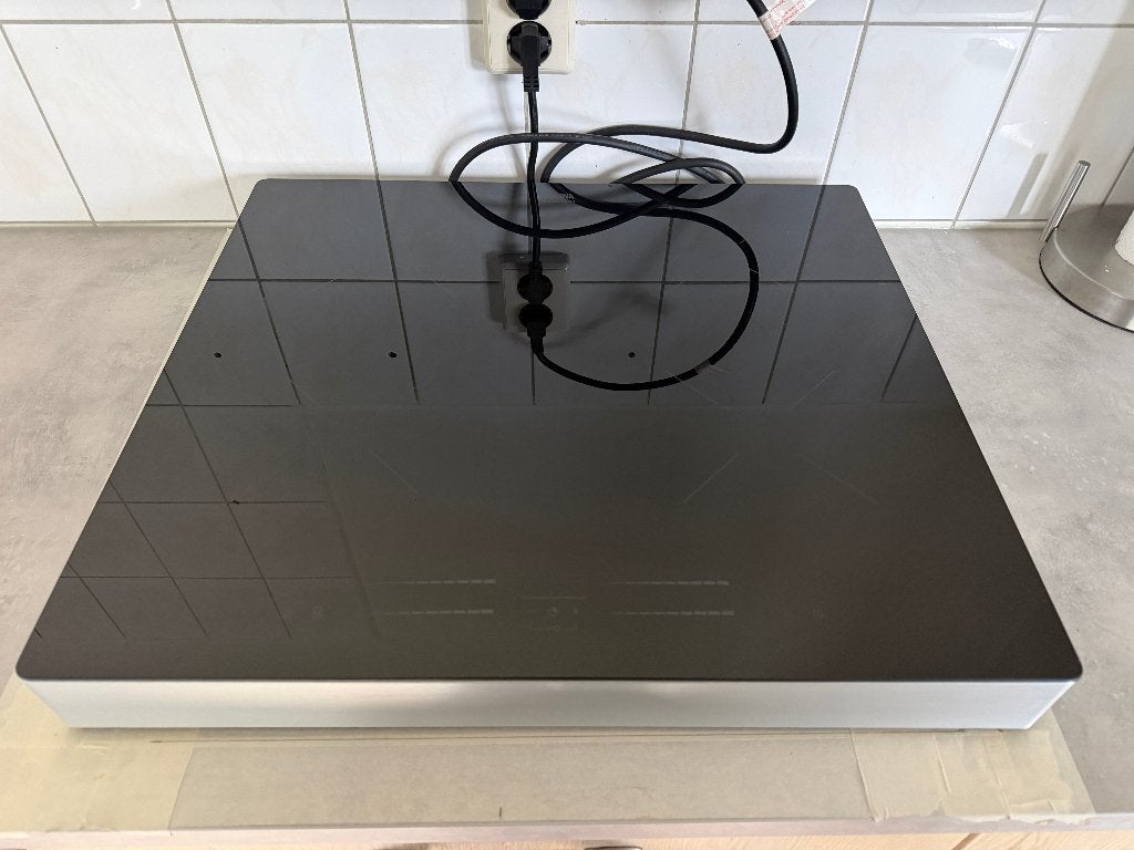 ETNA KIV264RVS Inductiekookplaat 4-pits Plug & Cook 59 cm, Zo goed als nieuw, Inductie, Vrijstaand, 4 kookzones