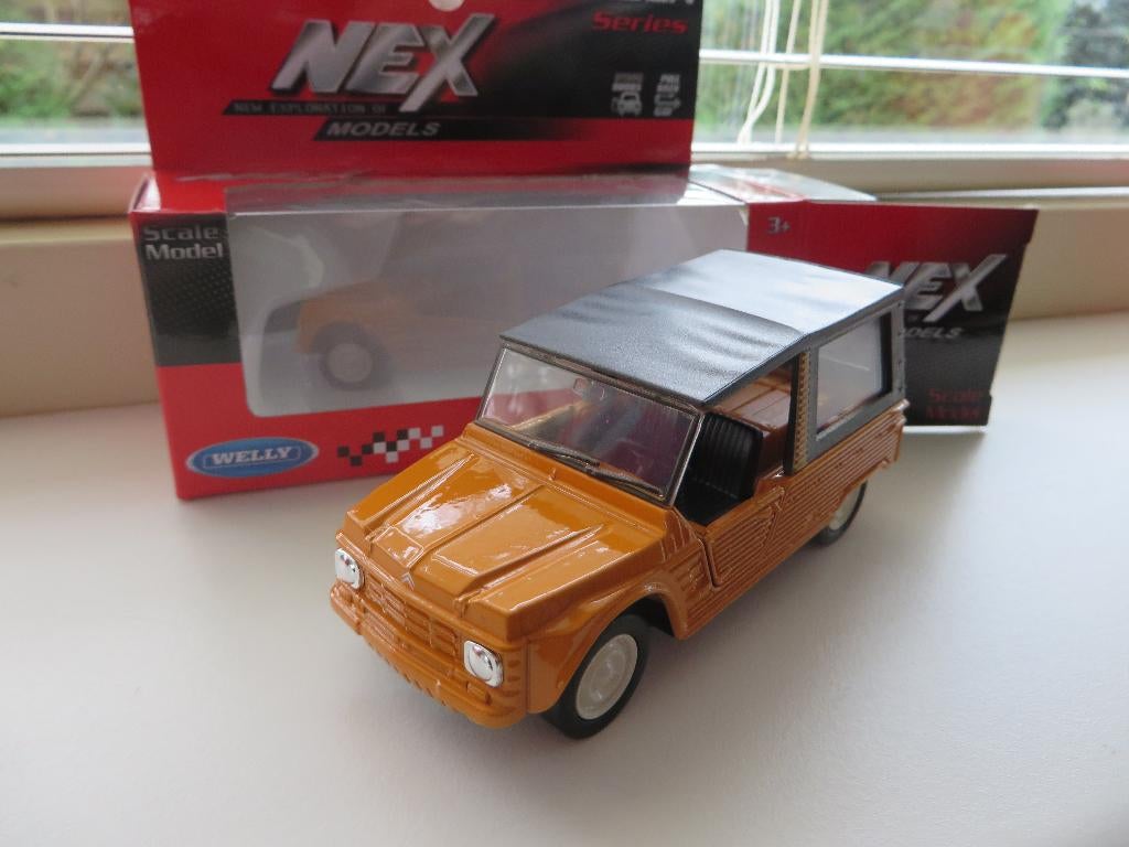 Welly Citroen Mehari ORANJE, Ophalen of Verzenden, Nieuw, Auto