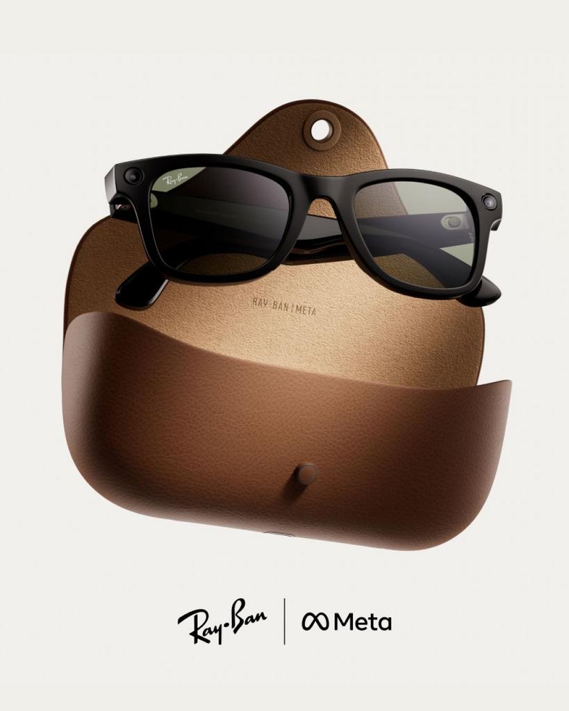 Ray-Ban Meta bril (donkere glazen) te huur!, Sieraden, Tassen en Uiterlijk, Zonnebrillen en Brillen | Heren, Ophalen of Verzenden