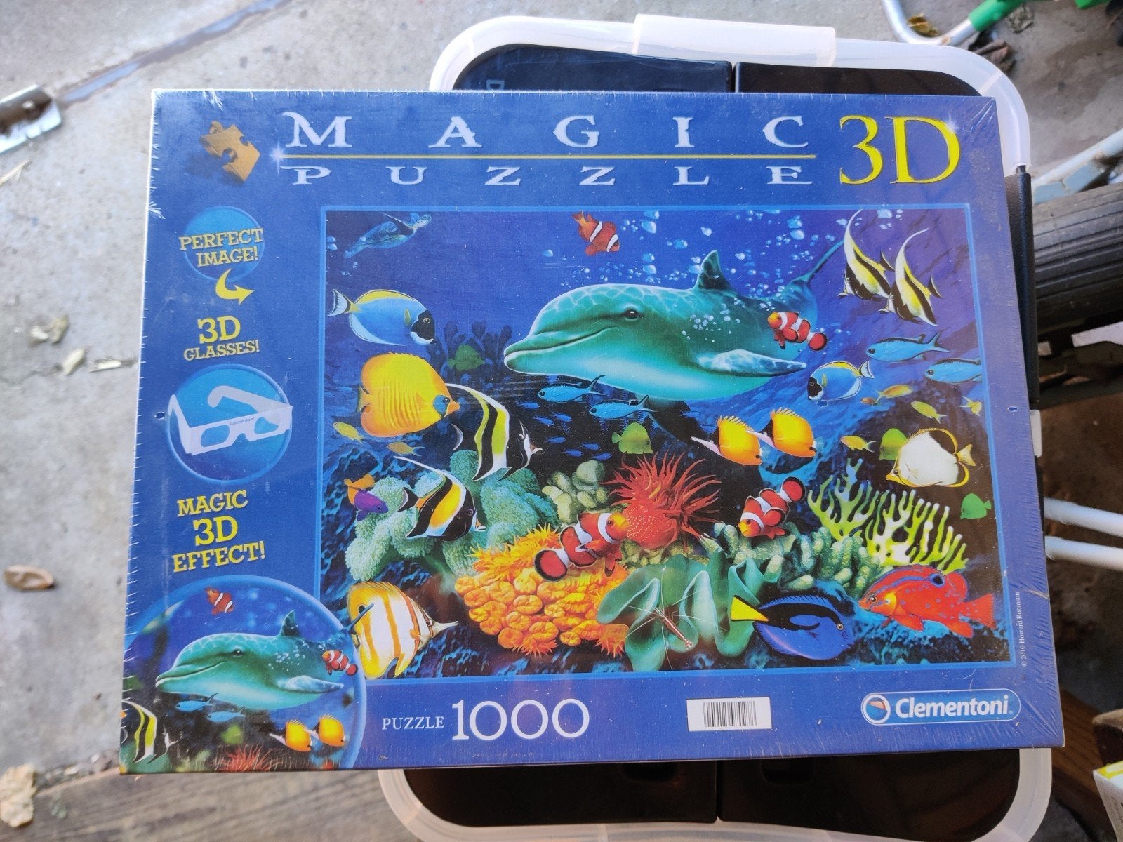 2 leuke puzzels: 1000 stukjes, waarvan 1 nieuw in verpakking, Hobby en Vrije tijd, Denksport en Puzzels, Ophalen of Verzenden