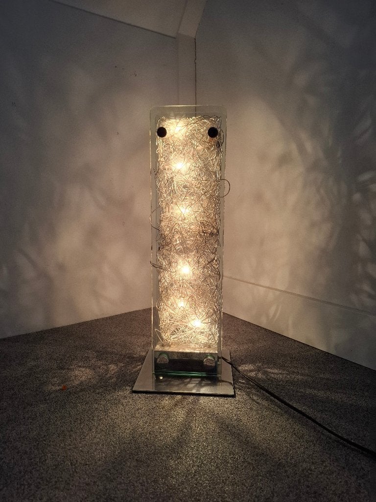 Te koop moderne lamp, Ophalen, Gebruikt, Glas, G4