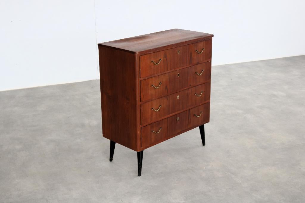 vintage ladekast | kast | jaren 60 | Zweeds, Gebruikt, ., ., Minder dan 100 cm