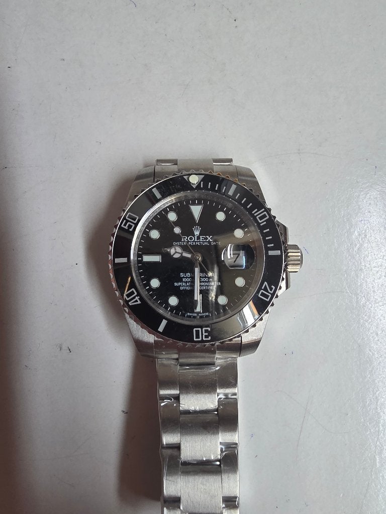 Heren horloge, Ophalen, Staal, Polshorloge, Nieuw