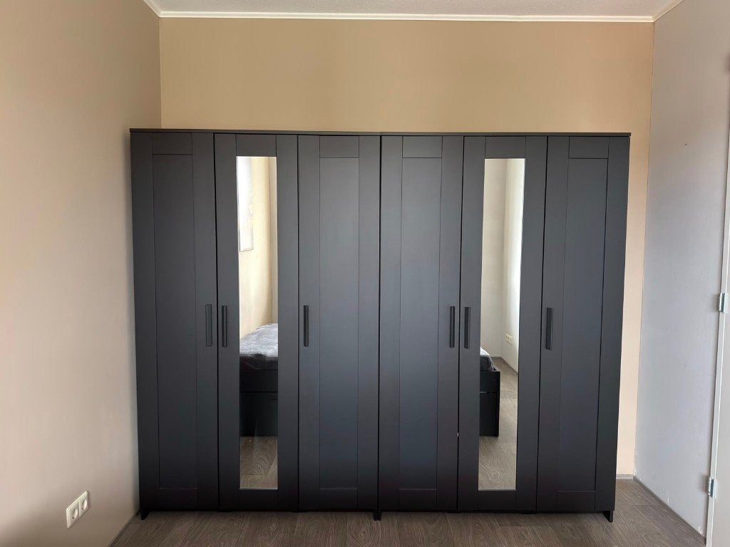 Ikea Brimnes Kledingkast met 3 deuren zwart 2x, Huis en Inrichting, Kasten | Kledingkasten, Ophalen, Met deur(en), 100 tot 150 cm