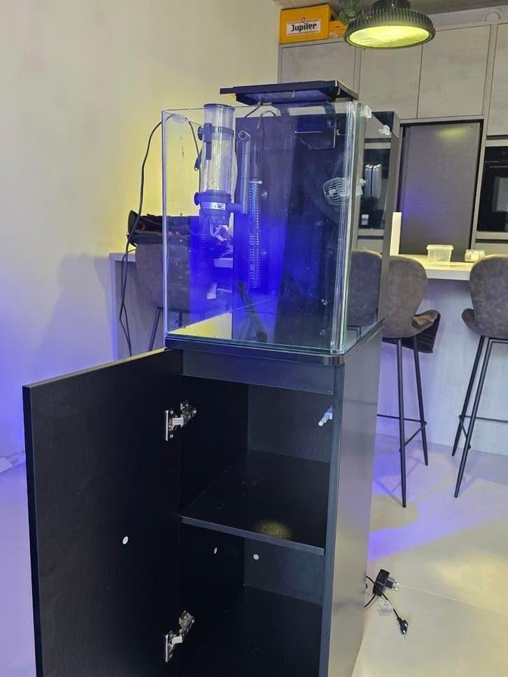 Zeeaquarium / Reefaquarium Blue marine 60 met meubel., Ophalen, Leeg aquarium