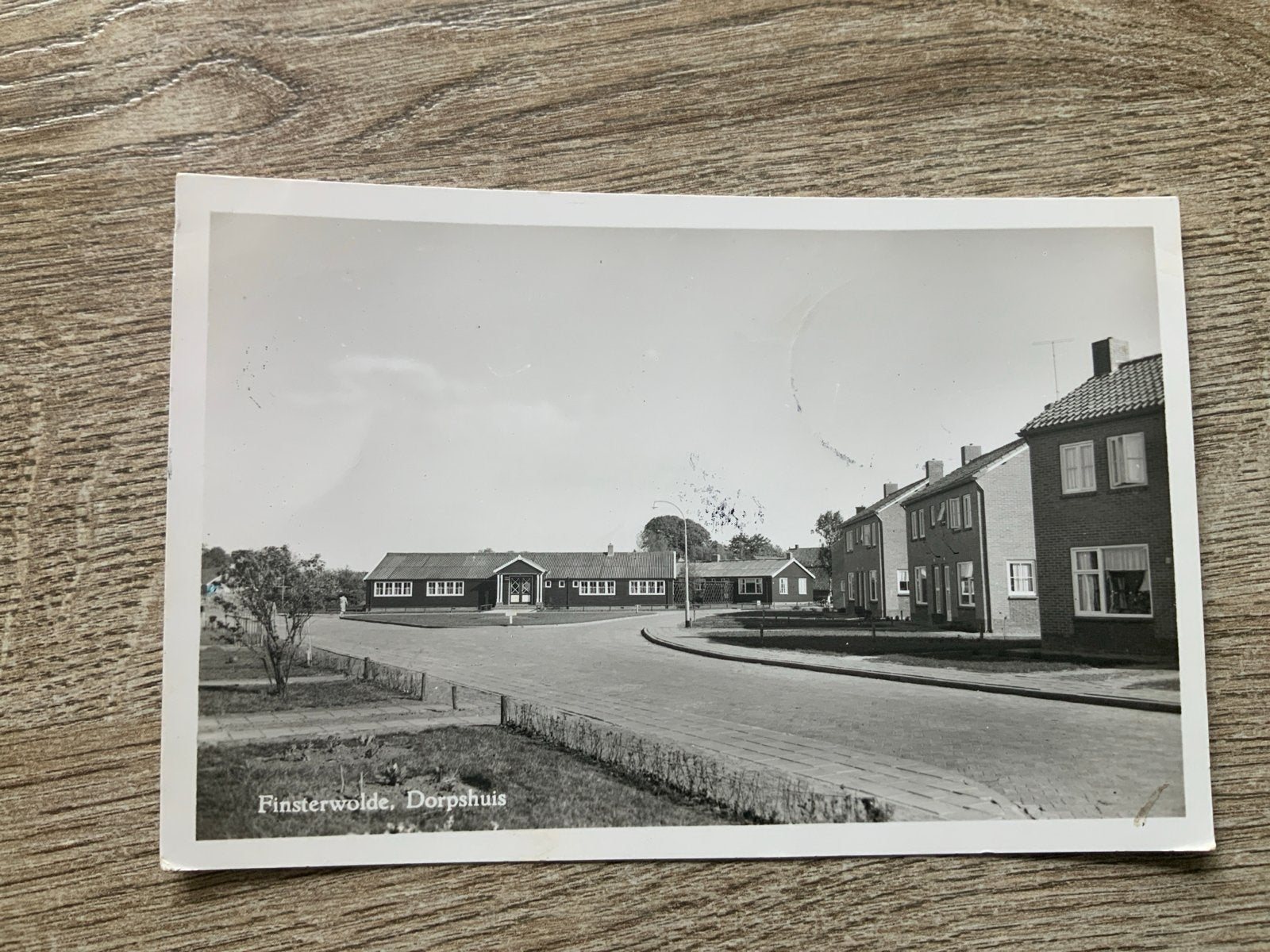Finsterwolde, Dorpshuis -, Ophalen of Verzenden, 1920 tot 1940, Gelopen, Groningen