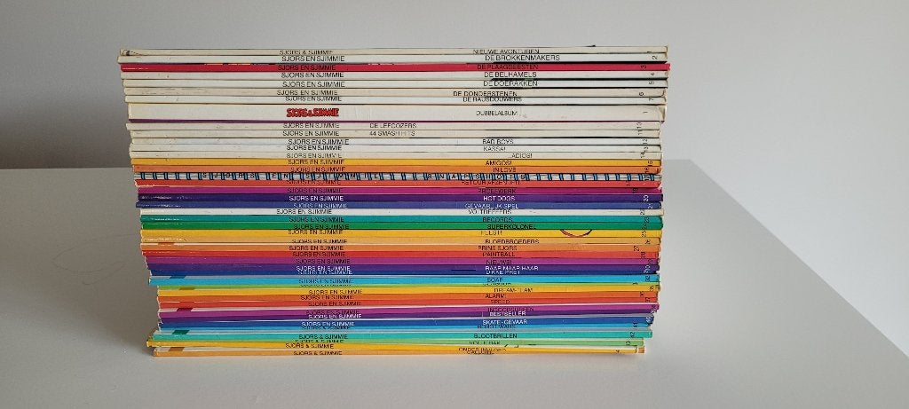 Sjors en Sjimmie collectie, Gelezen, Robert van der Kroft, Ophalen of Verzenden, Meerdere stripboeken