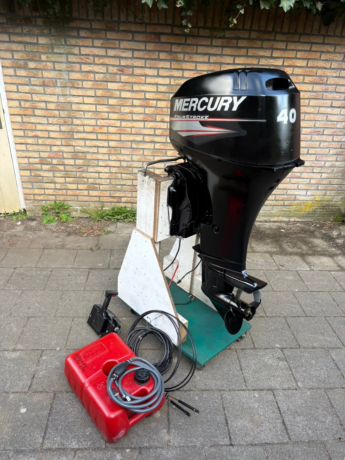 Mercury 40 pk 4 takt langstaart buitenboordmotor boot motor., Ophalen, Gebruikt, Viertaktmotor, 30 pk of meer