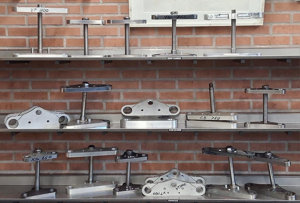 Kroonplaten, balhoofdplaten voor Harley, eigenbouw enz., Motoren, Ophalen of Verzenden