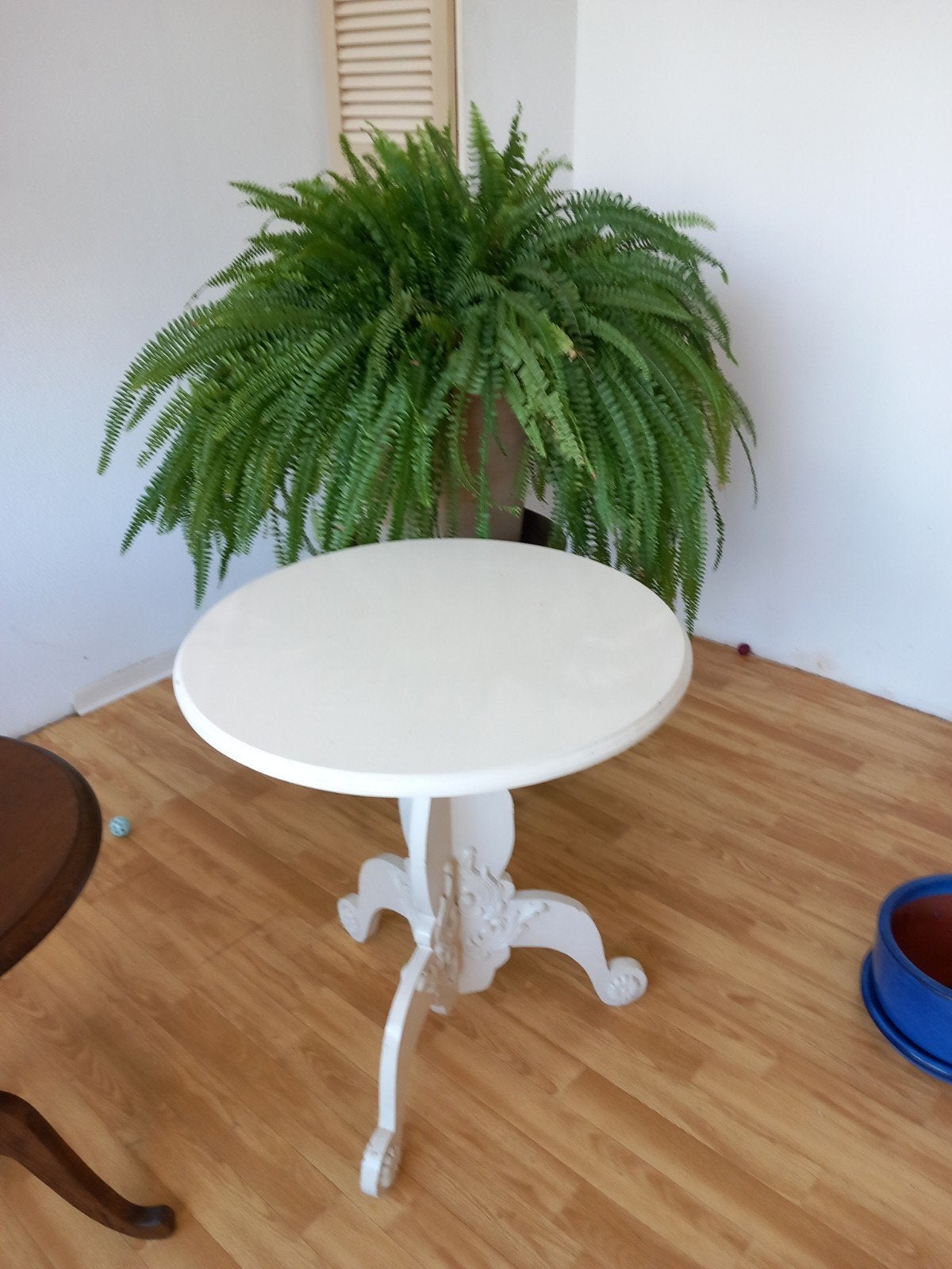 Art deco bijzet tafeltje., Ophalen, Rond, 60 cm of meer