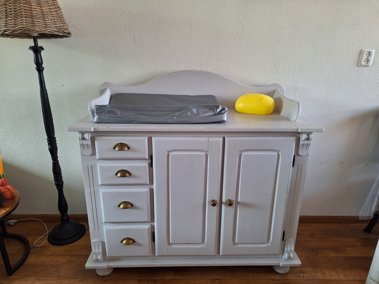 commode en ledikant, Kinderen en Baby's, Kinderkamer | Commodes en Kasten, Ophalen, Gebruikt, 50 tot 70 cm, 100 cm of meer