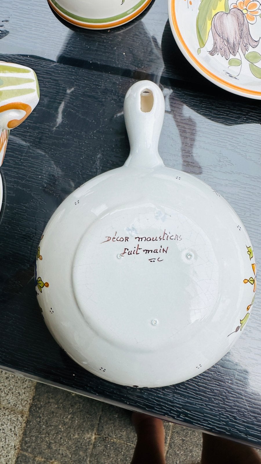 Faiencerie De Gien Handgeschilderd Frans Aardewerk, Ophalen of Verzenden
