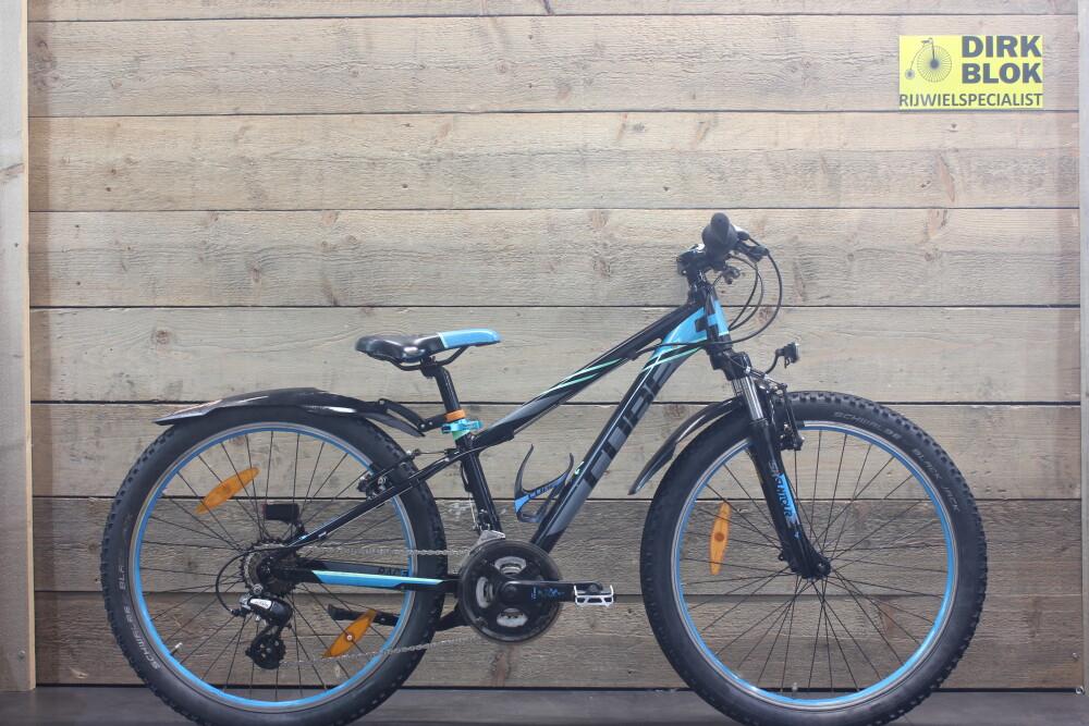 24 inch Cube ATB 21v Shimano Altus blauw/zwart +3mndgarantie