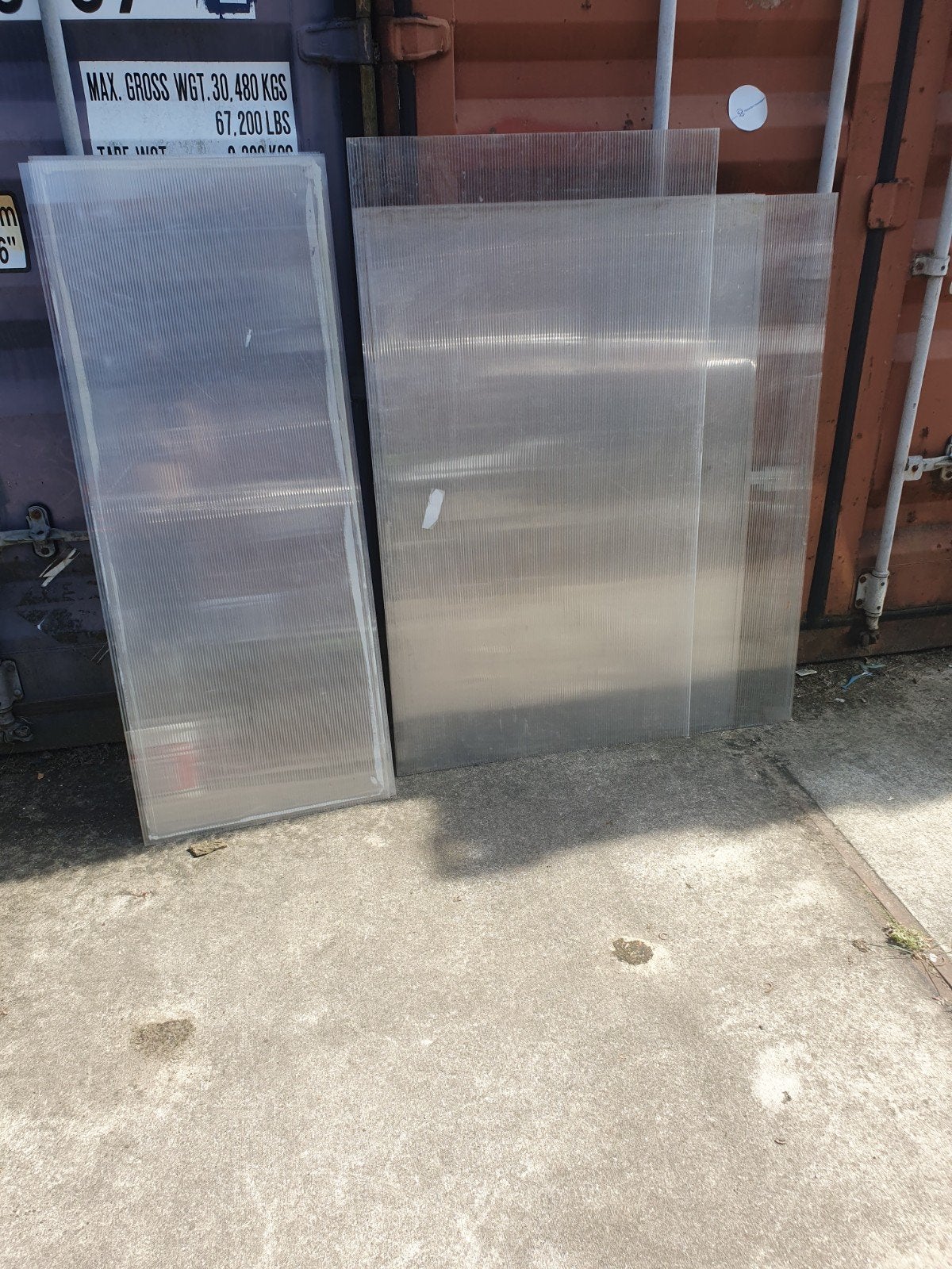 Polycarbonaat 6mm., Doe-het-zelf en Verbouw, Platen en Panelen, Ophalen, Gebruikt