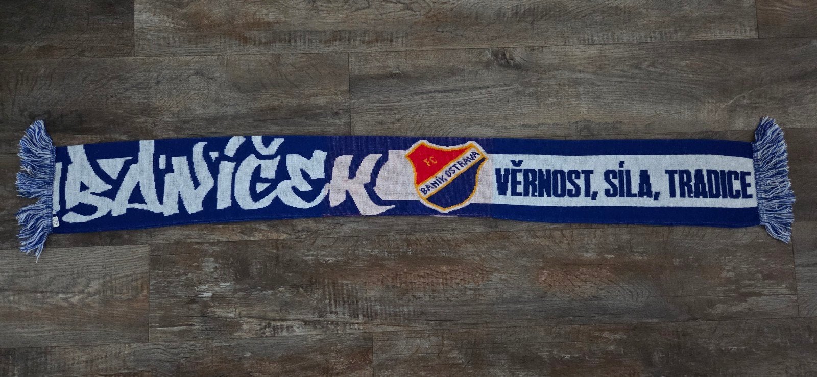 Sjaal Banik Ostrava, Ophalen of Verzenden, Zo goed als nieuw, Buitenlandse clubs, Vaantje of Sjaal