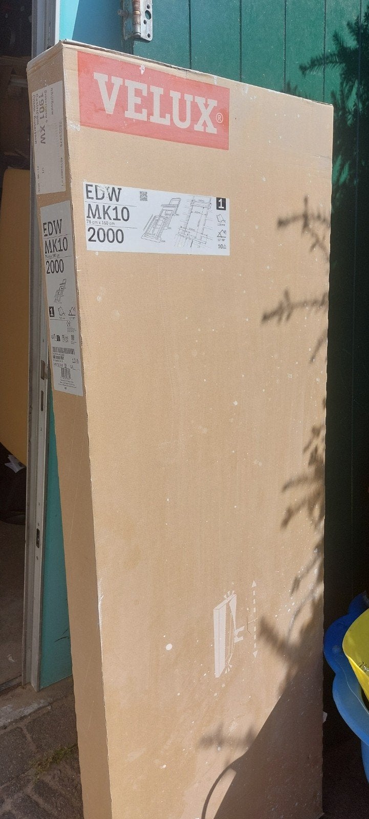 Velux gootstukken EDW MK10 78X160, Ophalen, Nieuw, Minder dan 80 cm, Dakraam