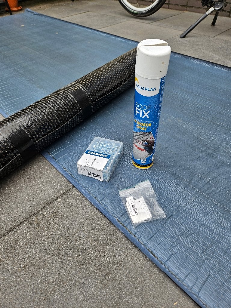 Dakbedekking, Ophalen, Overige materialen, Zwart, 5 tot 10 m²