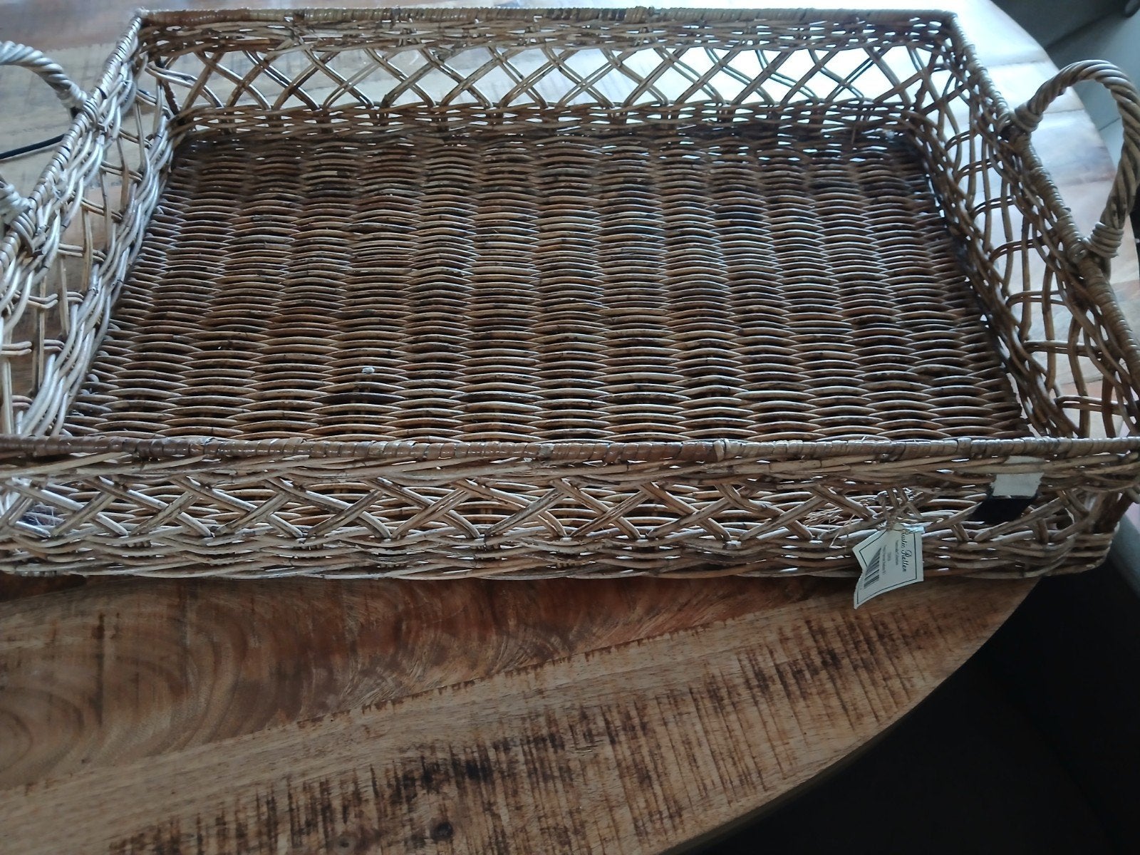 Rivièra Maison rattan mand, Mand, Ophalen of Verzenden, Zo goed als nieuw, Riet