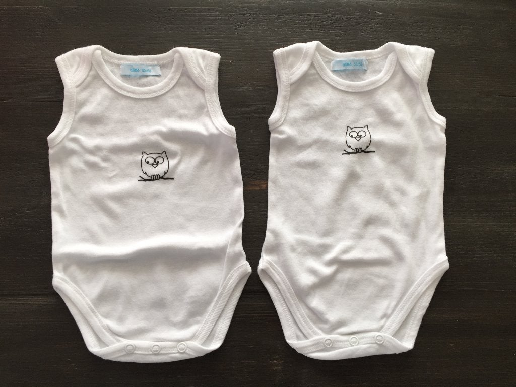 Romper maat 50 / 56 2 stuks, Ophalen, Zo goed als nieuw, Jongetje of Meisje, Nacht- of Onderkleding