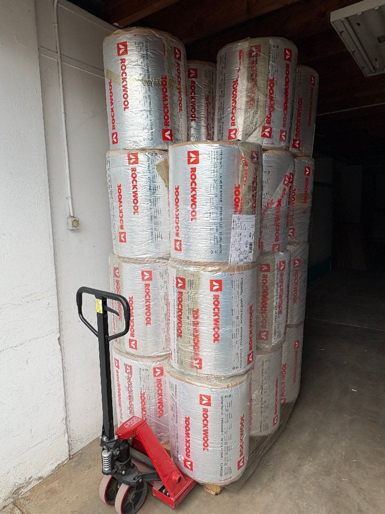 Rockwool steenwol isolatie NIEUW (3200x600x160mm/Rd 4,00), Doe-het-zelf en Verbouw, Isolatie en Afdichting, 12 cm of meer, Nieuw