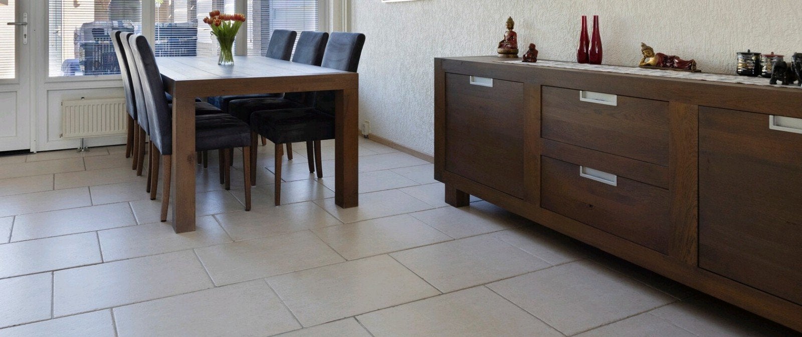 Piet Klerkx eetkamertafel, Ophalen, Gebruikt, Eikenhout, Vijf personen of meer