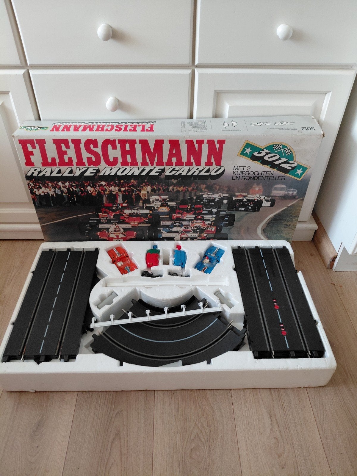 Fleischmann Rallye Monte Carlo Racebaan Jaren '70 Compleet, Ophalen of Verzenden