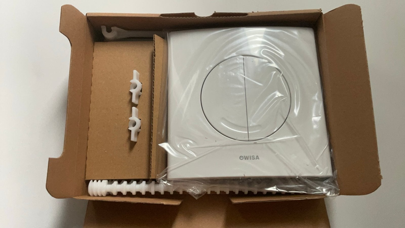 WISA XS Argos Dualflush Spoelplaat Wit - Nieuw in doos, Ophalen of Verzenden, Nieuw, Toilet