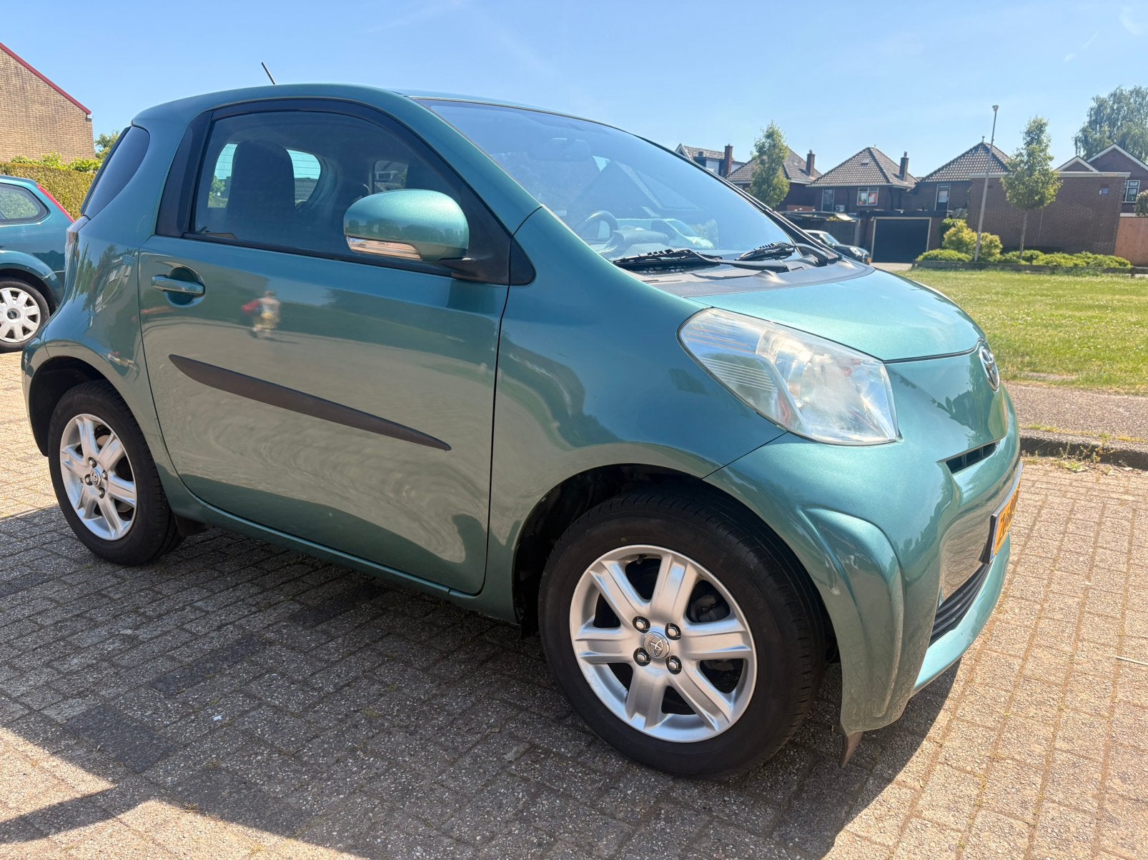 Toyota IQ 1.0 2010 jade Groen apk 2027, Auto's, Toyota, Particulier, IQ, Benzine, A, Hatchback, Handgeschakeld, Origineel Nederlands