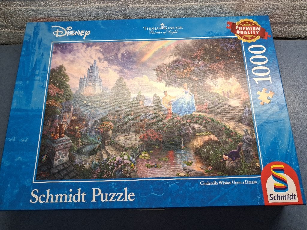 Disney-Ravensburger - 3 stuks Legpuzzels 1000 stukjes, Ophalen, 500 t/m 1500 stukjes, Zo goed als nieuw, Legpuzzel