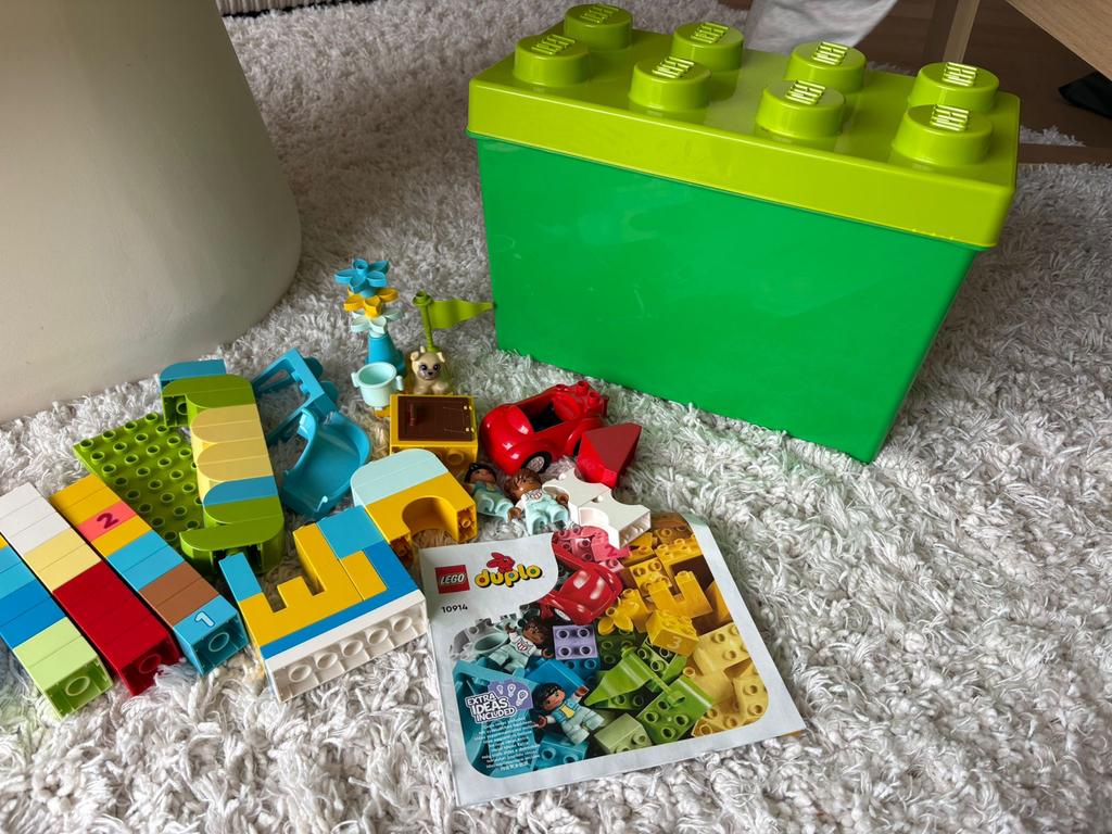 LEGO Duplo 10914 Deluxe Steenbox met opbergdoos, Ophalen, Gebruikt, Overige thema's, Duplo