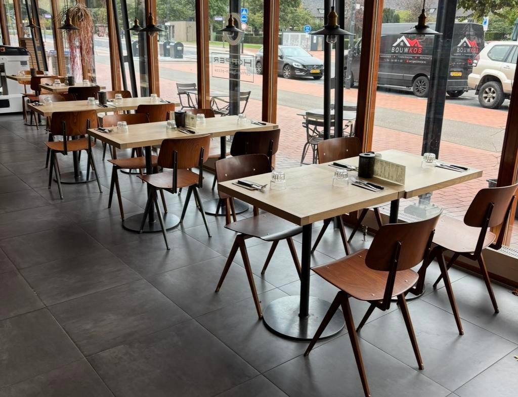 Restaurant tafels Eiken, Ophalen, 50 tot 100 cm, Eikenhout, 50 tot 100 cm