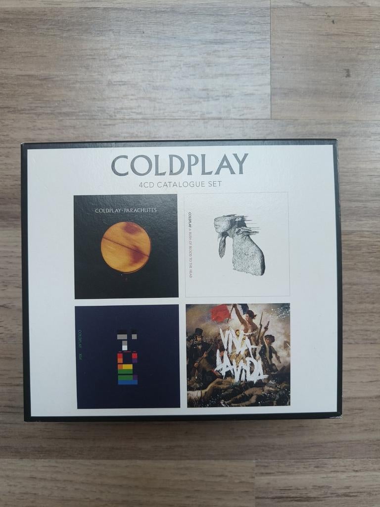 Coldplay 4CD Catalogue Set - Boxset, Cd's en Dvd's, Ophalen of Verzenden, 2000 - 2009, Zo goed als nieuw, Boxset