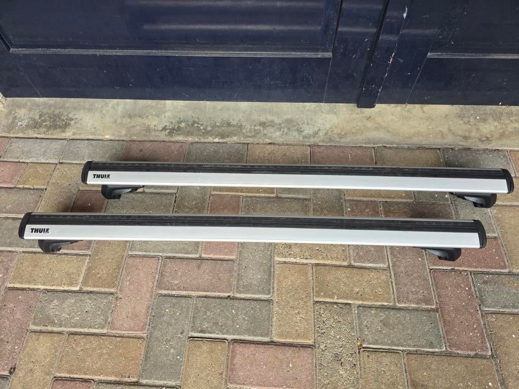 Thule dakdragers wingbar 125cm Skoda VW Seat, Auto diversen, Dakdragers, Ophalen